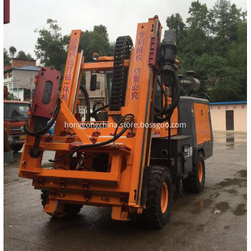 Highway Guardrail Pile Driver for Plateau Area